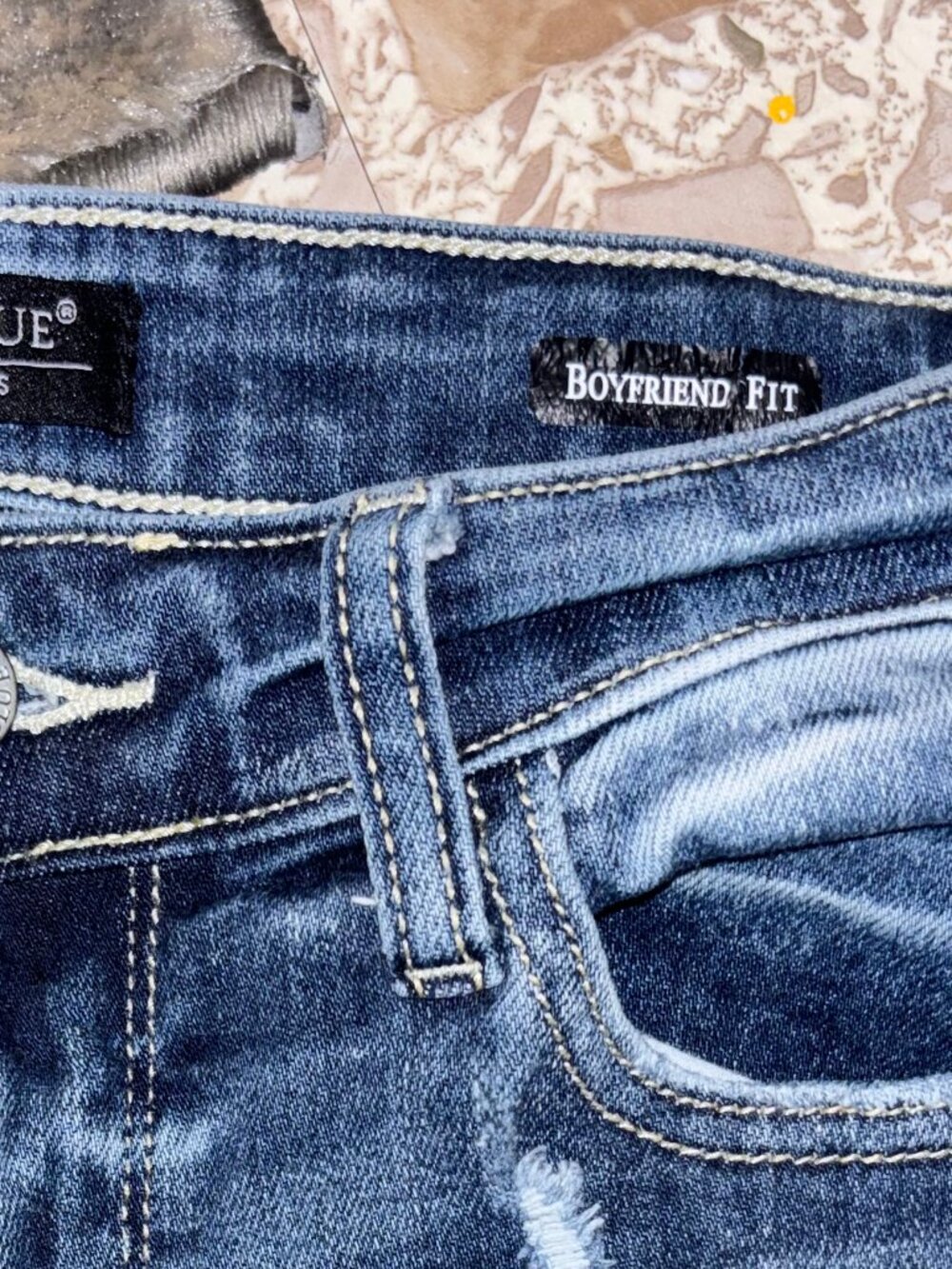 JUDY BLUE 7/28 BOYFRIEND DISTRESSED - Picture 4 of 8